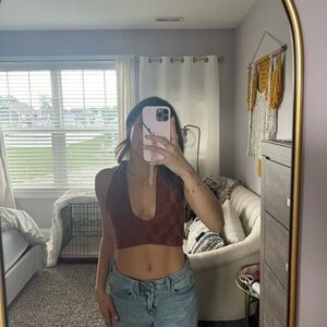 Beginning boutique crop halter. XS /US 2, AU6